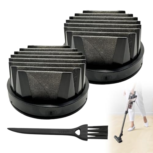 UrbanPulse シャープ掃除機フィルター 高性能プリーツフィルター 交換用 2173370564 シャープ掃除機 SHARP 交換用フィルター ブラシ付き 洗濯可能 EC-AH5-P/EC-AR5/EC-AR5X/EC-AR7/EC-HR7/EC-KH7X/EC-VR3S/EC-VR3SX 互換品 (2個セット)